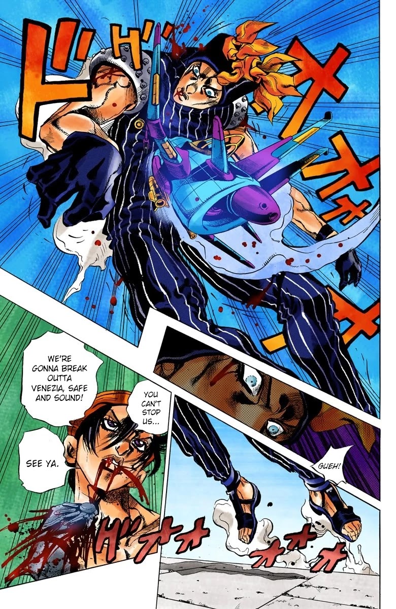 JoJo's Bizarre Adventure Part 5 - Vento Aureo (Official Colored) chapter 92 page 10
