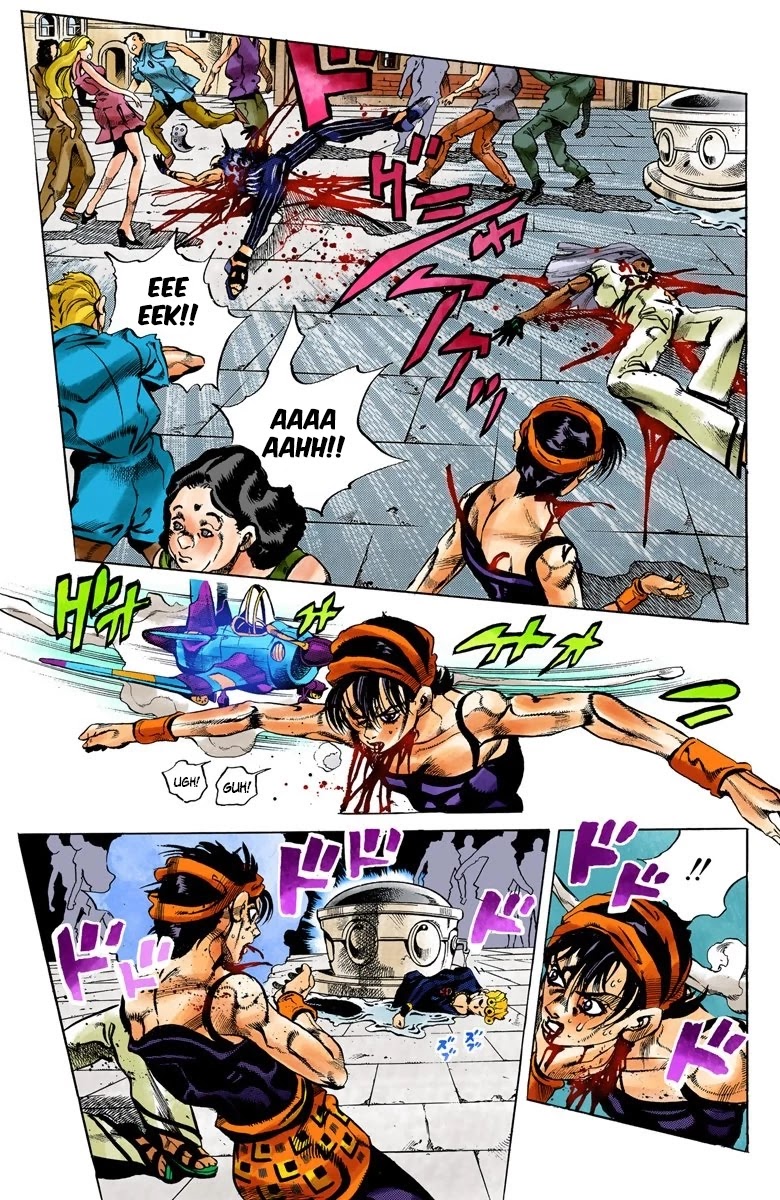 JoJo's Bizarre Adventure Part 5 - Vento Aureo (Official Colored) chapter 92 page 13