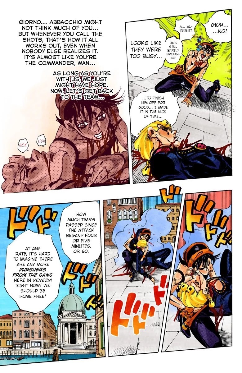 JoJo's Bizarre Adventure Part 5 - Vento Aureo (Official Colored) chapter 92 page 15