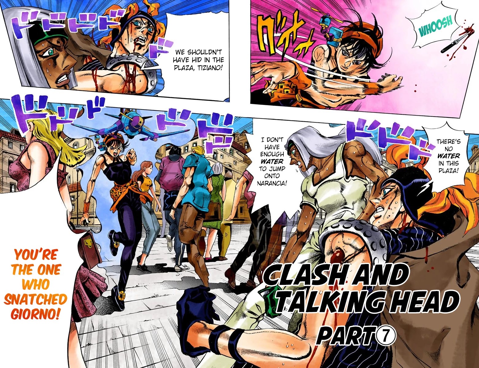 JoJo's Bizarre Adventure Part 5 - Vento Aureo (Official Colored) chapter 92 page 3