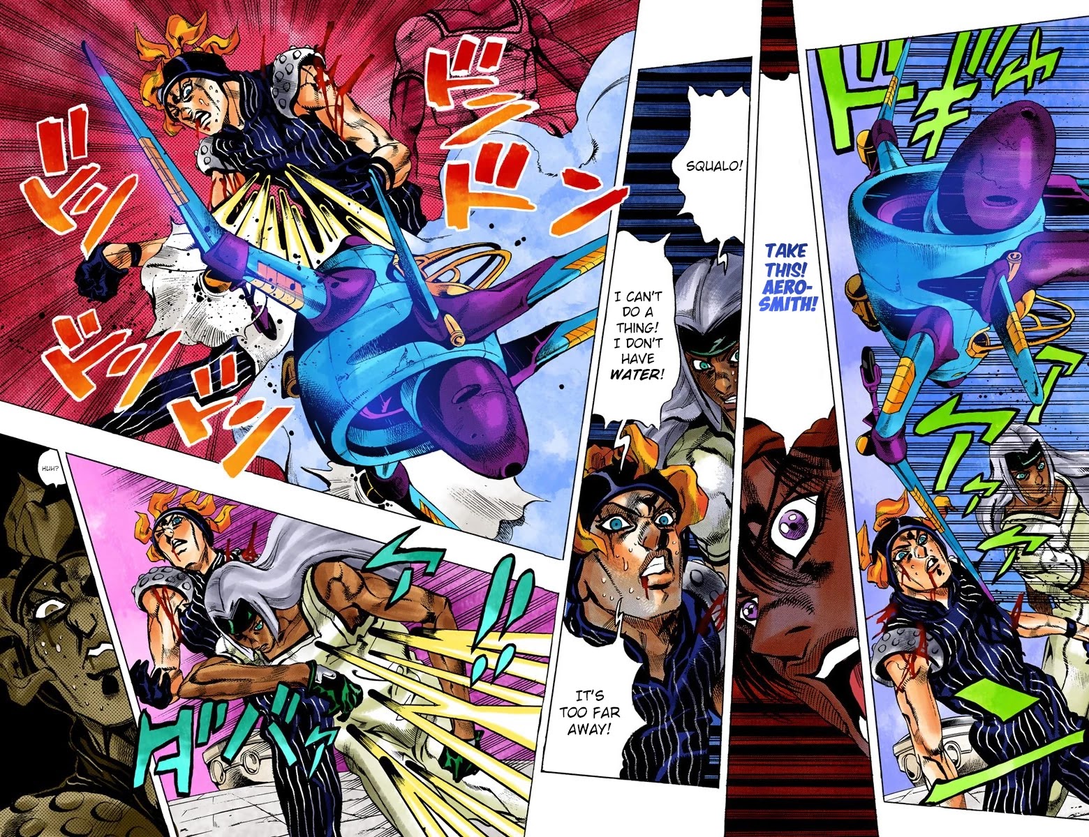 JoJo's Bizarre Adventure Part 5 - Vento Aureo (Official Colored) chapter 92 page 4