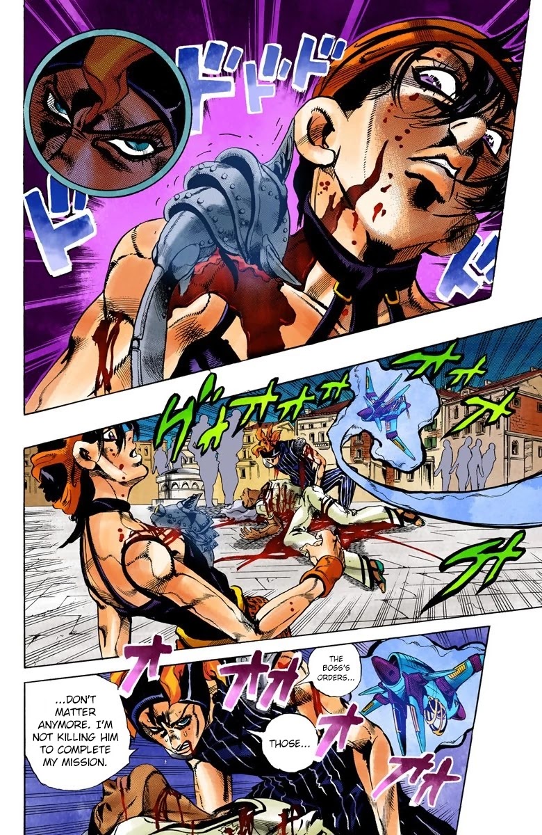 JoJo's Bizarre Adventure Part 5 - Vento Aureo (Official Colored) chapter 92 page 7