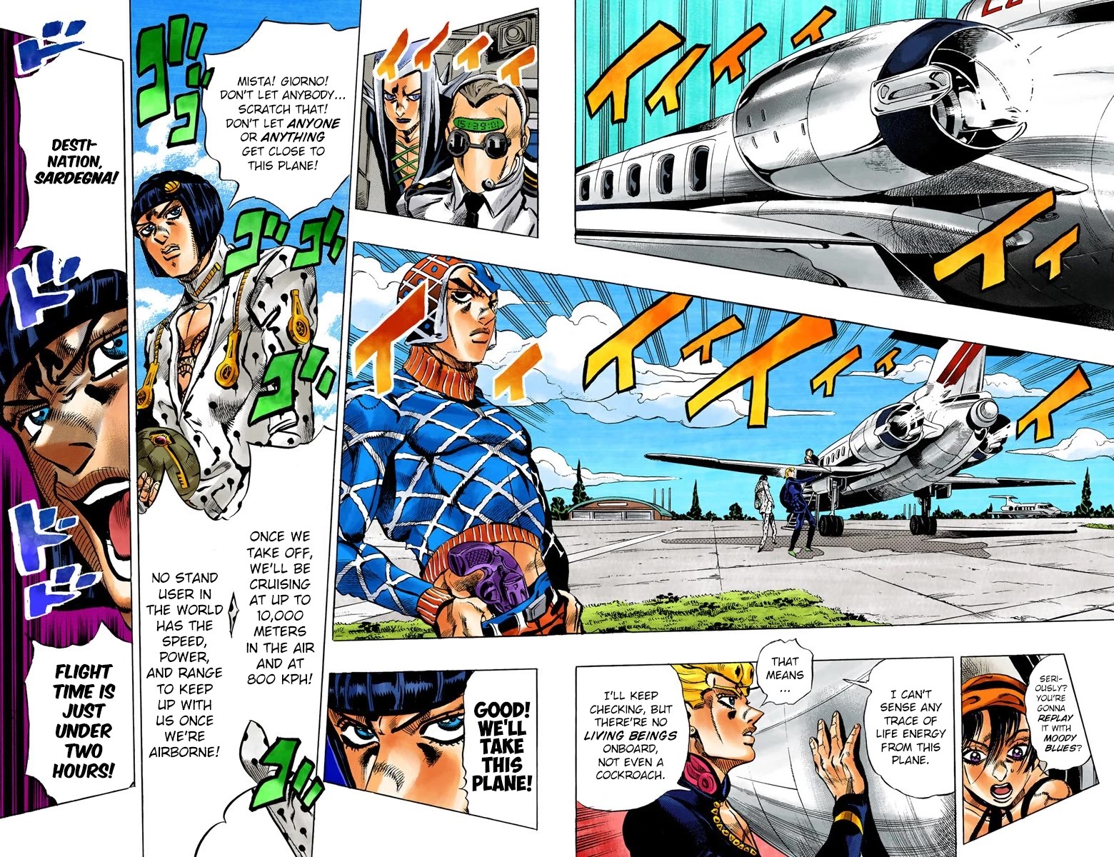 JoJo's Bizarre Adventure Part 5 - Vento Aureo (Official Colored) chapter 93 page 8