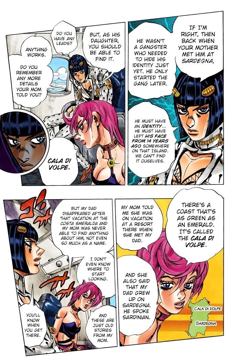 JoJo's Bizarre Adventure Part 5 - Vento Aureo (Official Colored) chapter 94 page 10