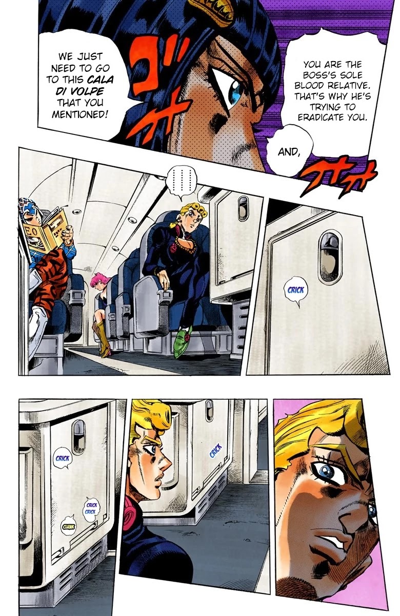 JoJo's Bizarre Adventure Part 5 - Vento Aureo (Official Colored) chapter 94 page 11