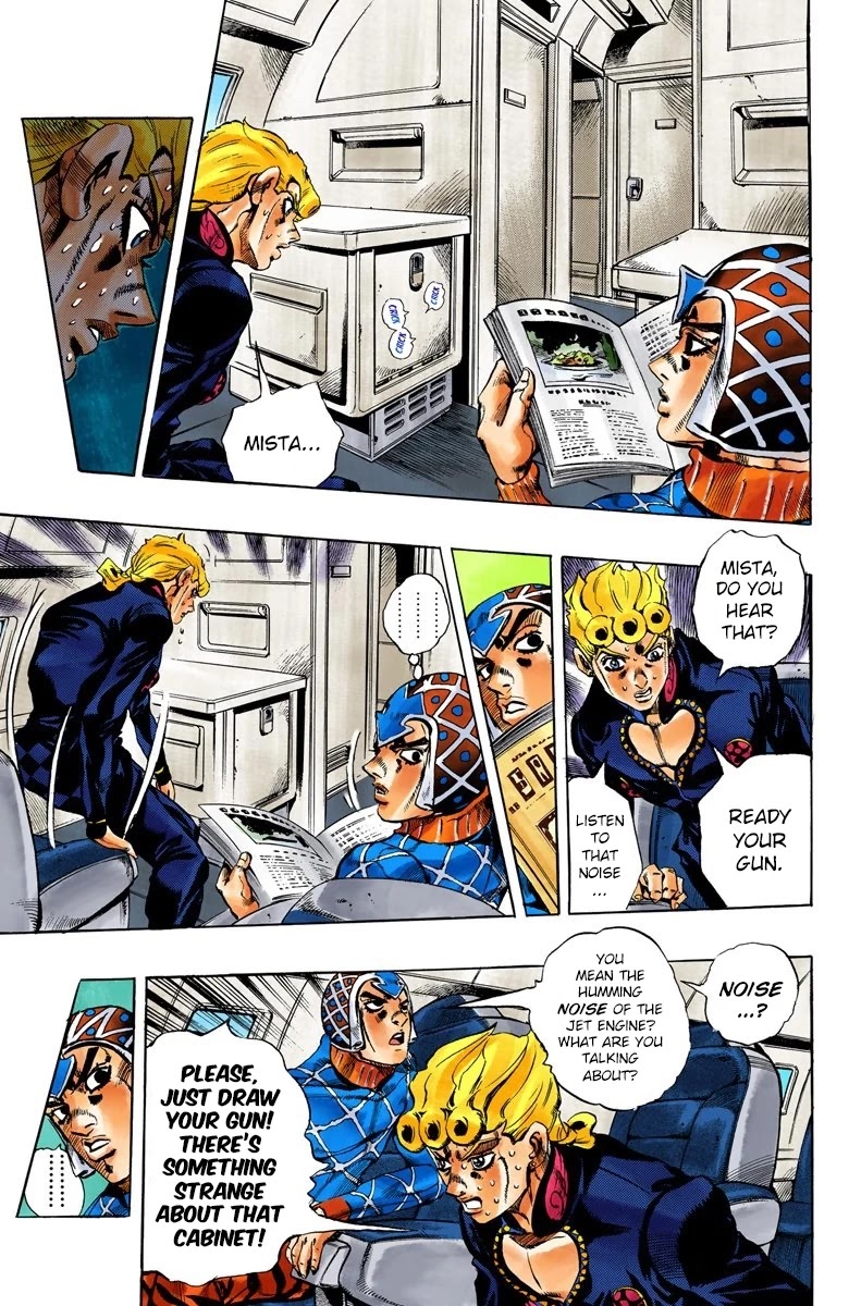 JoJo's Bizarre Adventure Part 5 - Vento Aureo (Official Colored) chapter 94 page 12