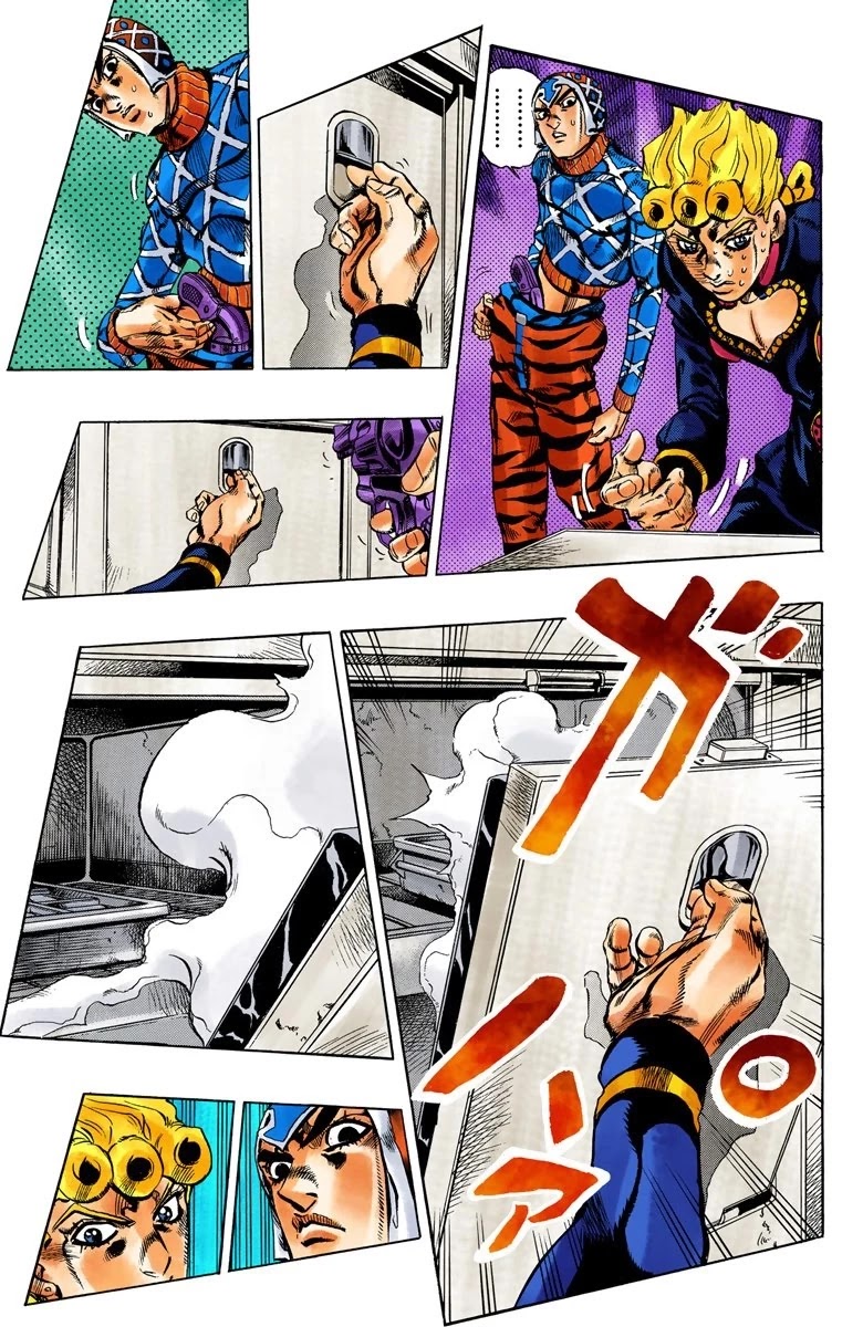 JoJo's Bizarre Adventure Part 5 - Vento Aureo (Official Colored) chapter 94 page 14
