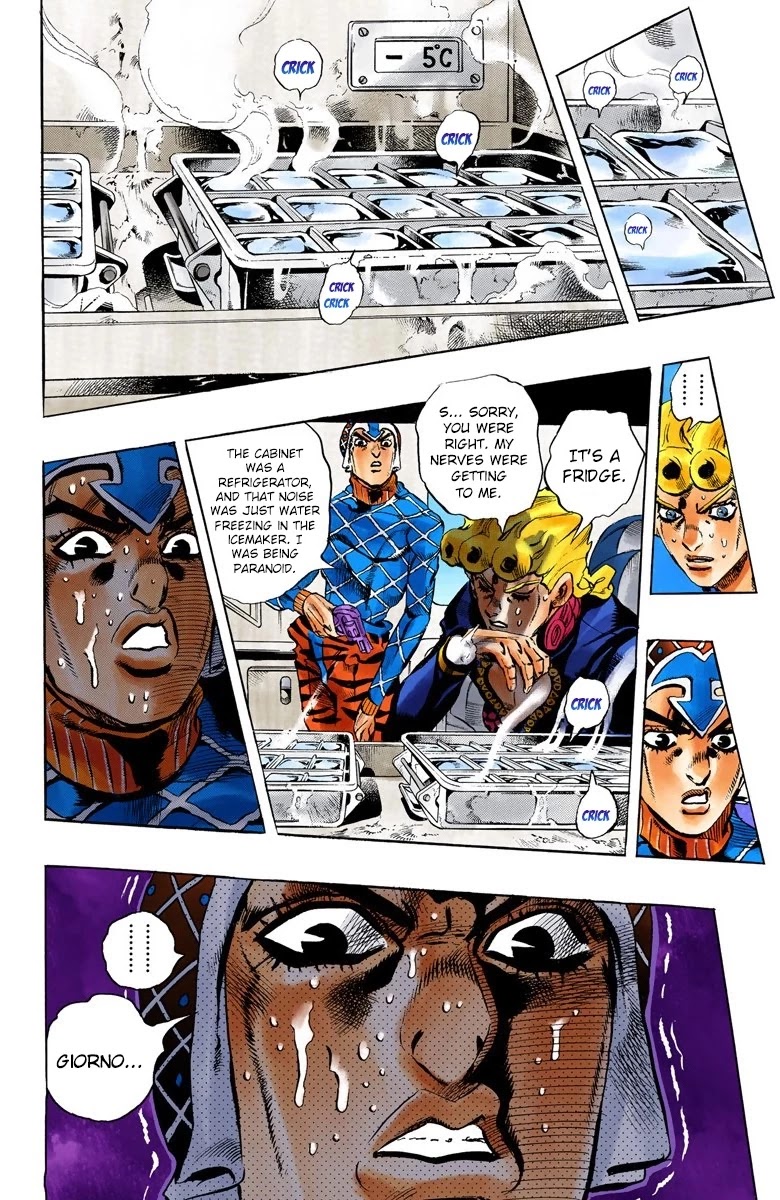 JoJo's Bizarre Adventure Part 5 - Vento Aureo (Official Colored) chapter 94 page 15