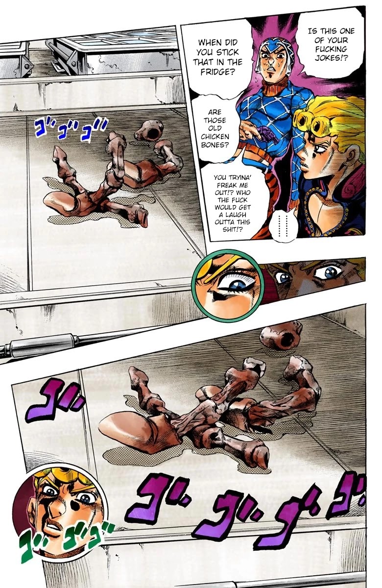 JoJo's Bizarre Adventure Part 5 - Vento Aureo (Official Colored) chapter 94 page 16