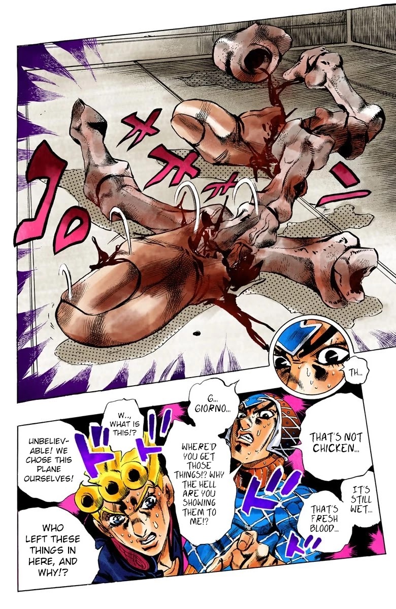 JoJo's Bizarre Adventure Part 5 - Vento Aureo (Official Colored) chapter 94 page 17