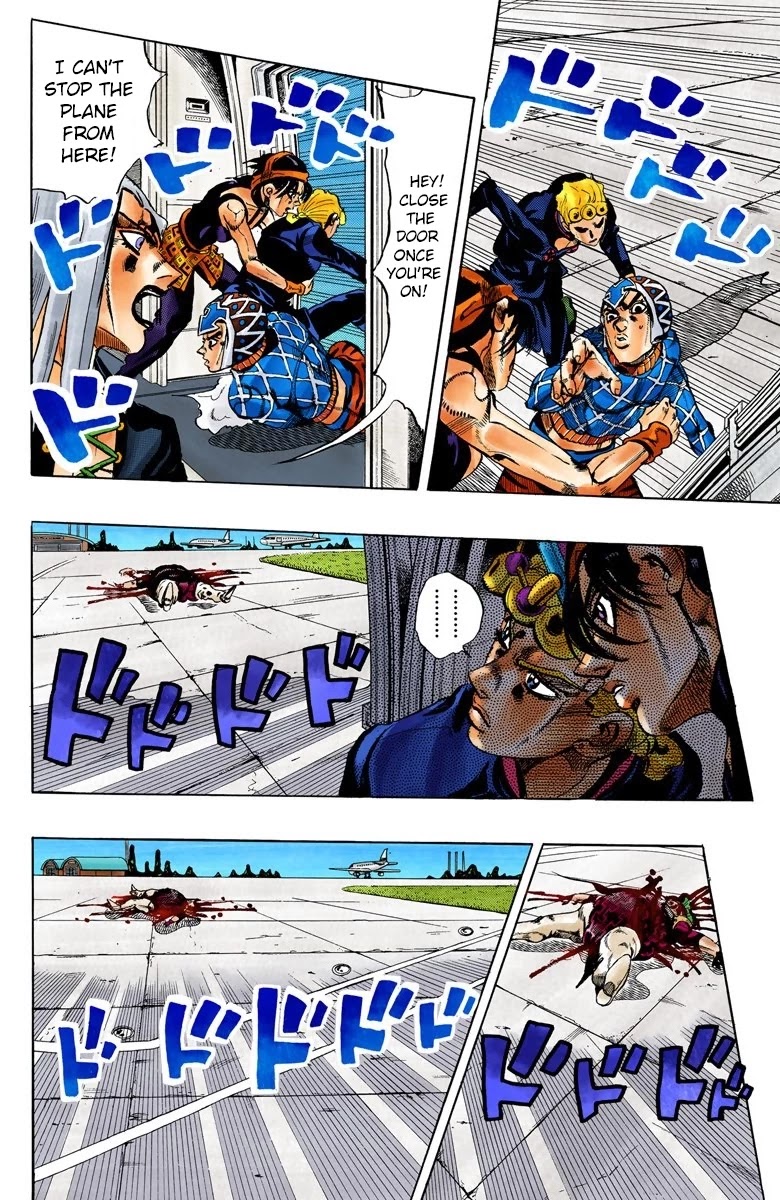 JoJo's Bizarre Adventure Part 5 - Vento Aureo (Official Colored) chapter 94 page 6
