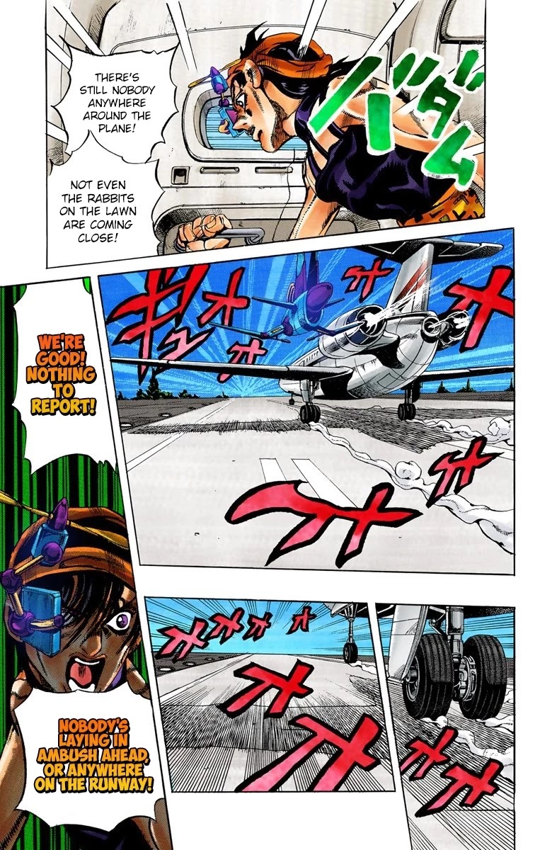 JoJo's Bizarre Adventure Part 5 - Vento Aureo (Official Colored) chapter 94 page 7