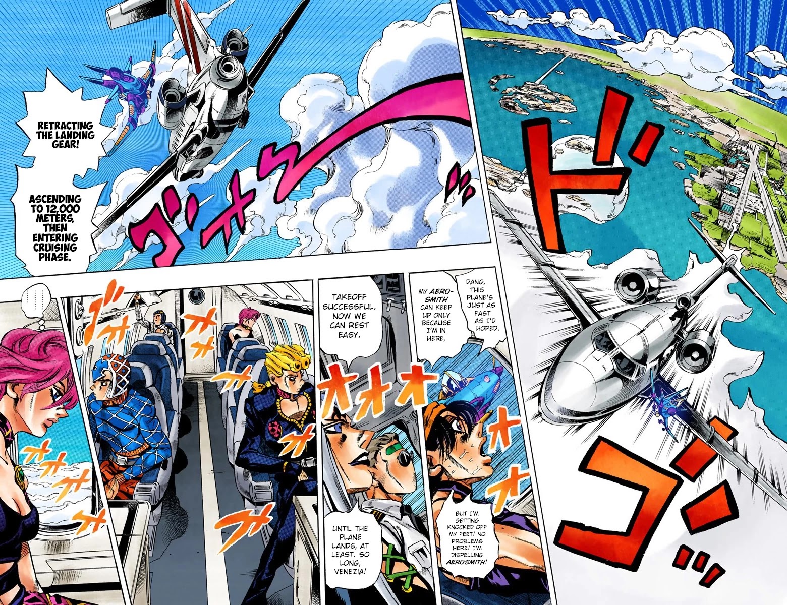 JoJo's Bizarre Adventure Part 5 - Vento Aureo (Official Colored) chapter 94 page 8