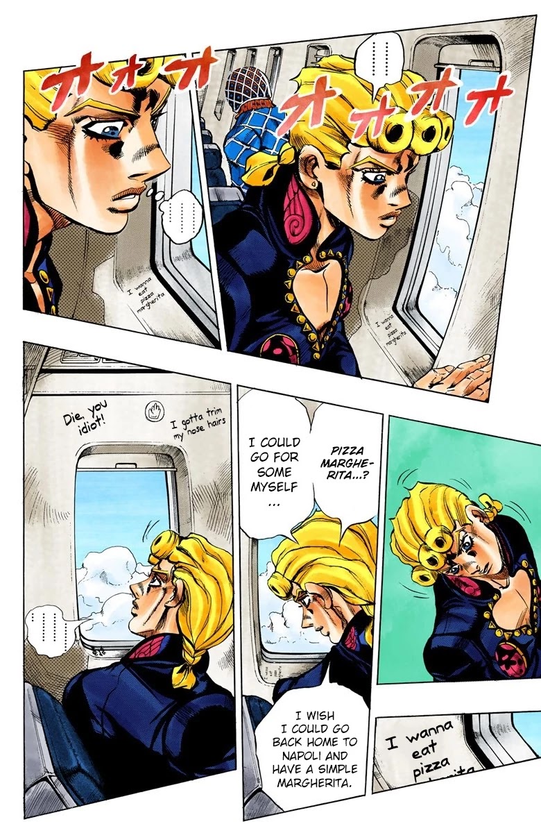 JoJo's Bizarre Adventure Part 5 - Vento Aureo (Official Colored) chapter 95 page 10