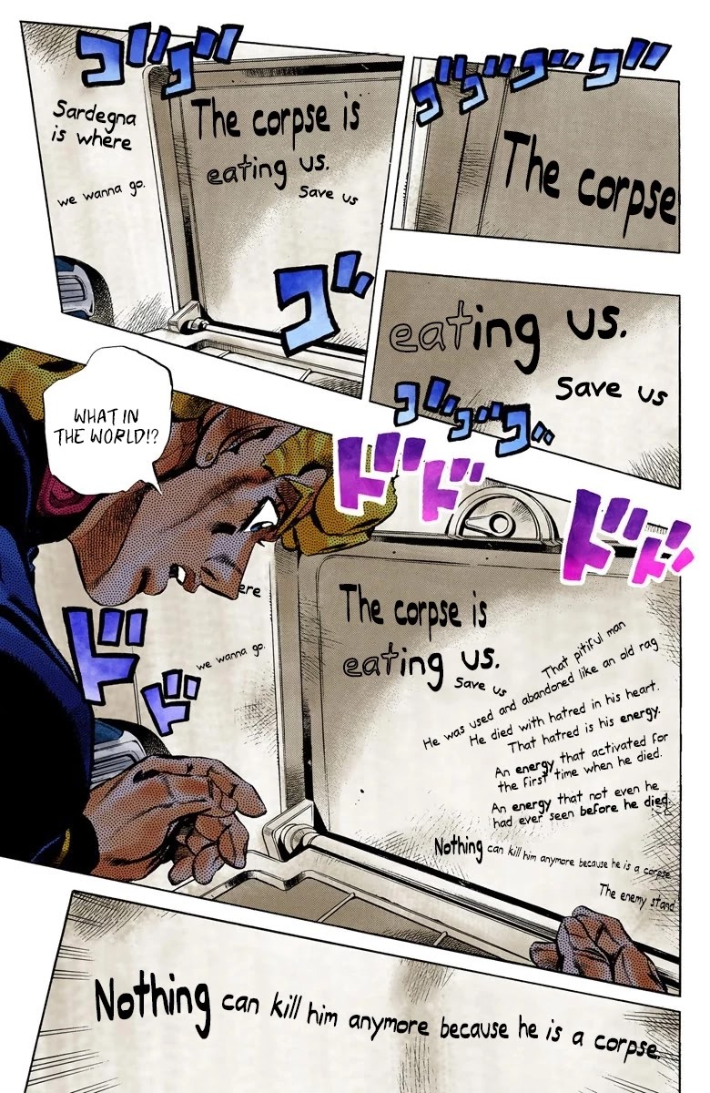 JoJo's Bizarre Adventure Part 5 - Vento Aureo (Official Colored) chapter 95 page 13