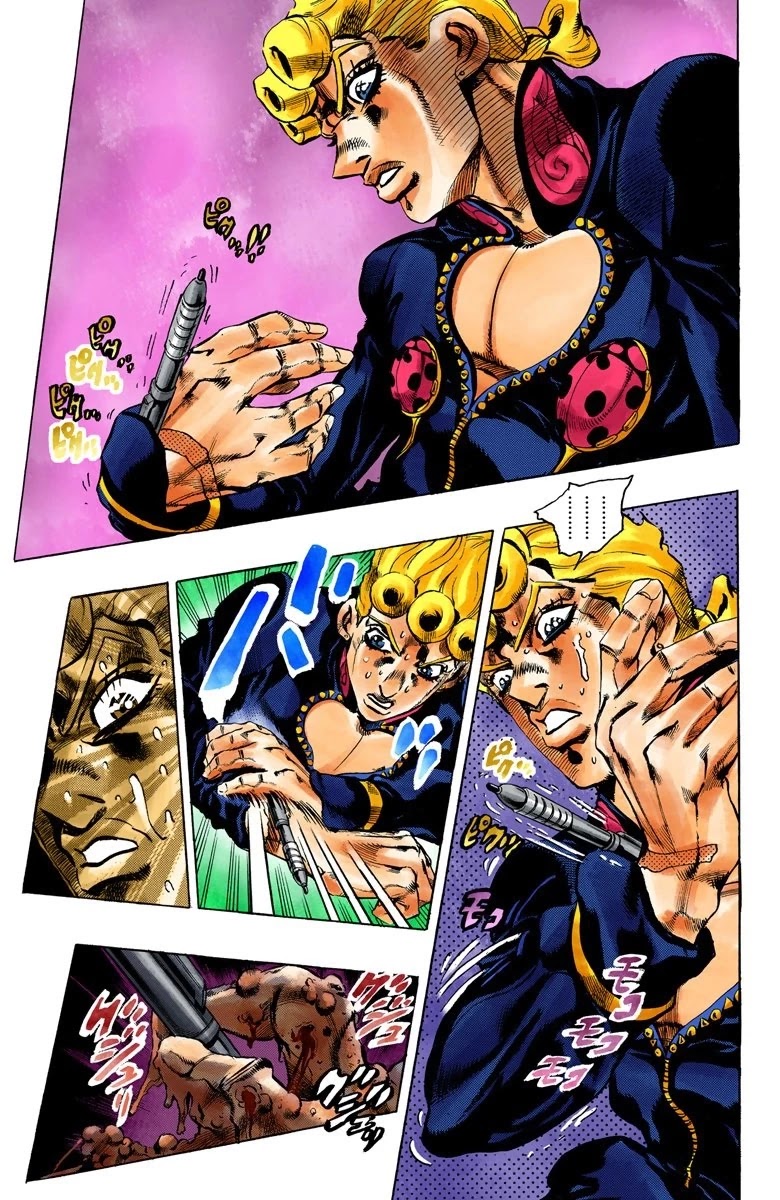 JoJo's Bizarre Adventure Part 5 - Vento Aureo (Official Colored) chapter 95 page 15