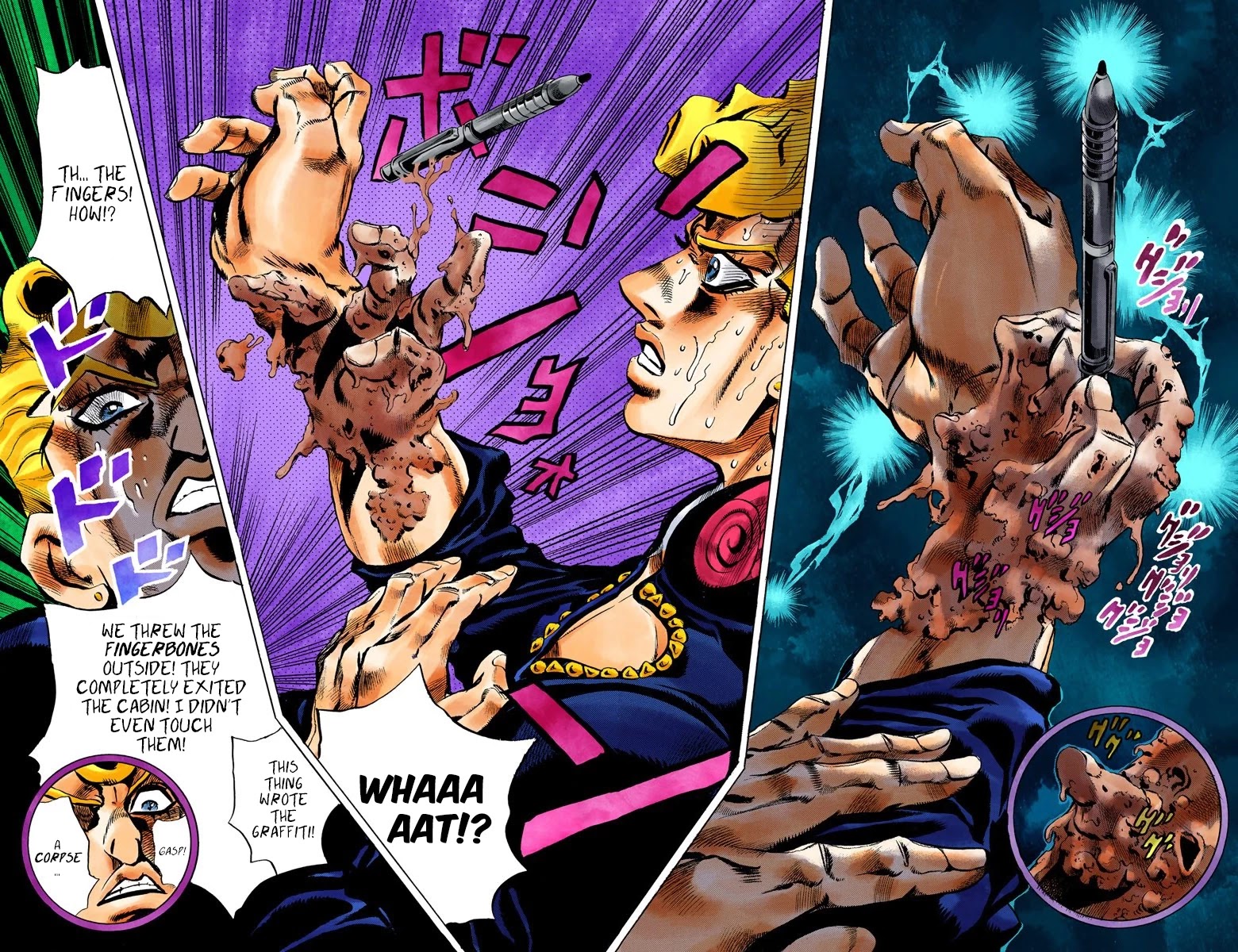 JoJo's Bizarre Adventure Part 5 - Vento Aureo (Official Colored) chapter 95 page 16
