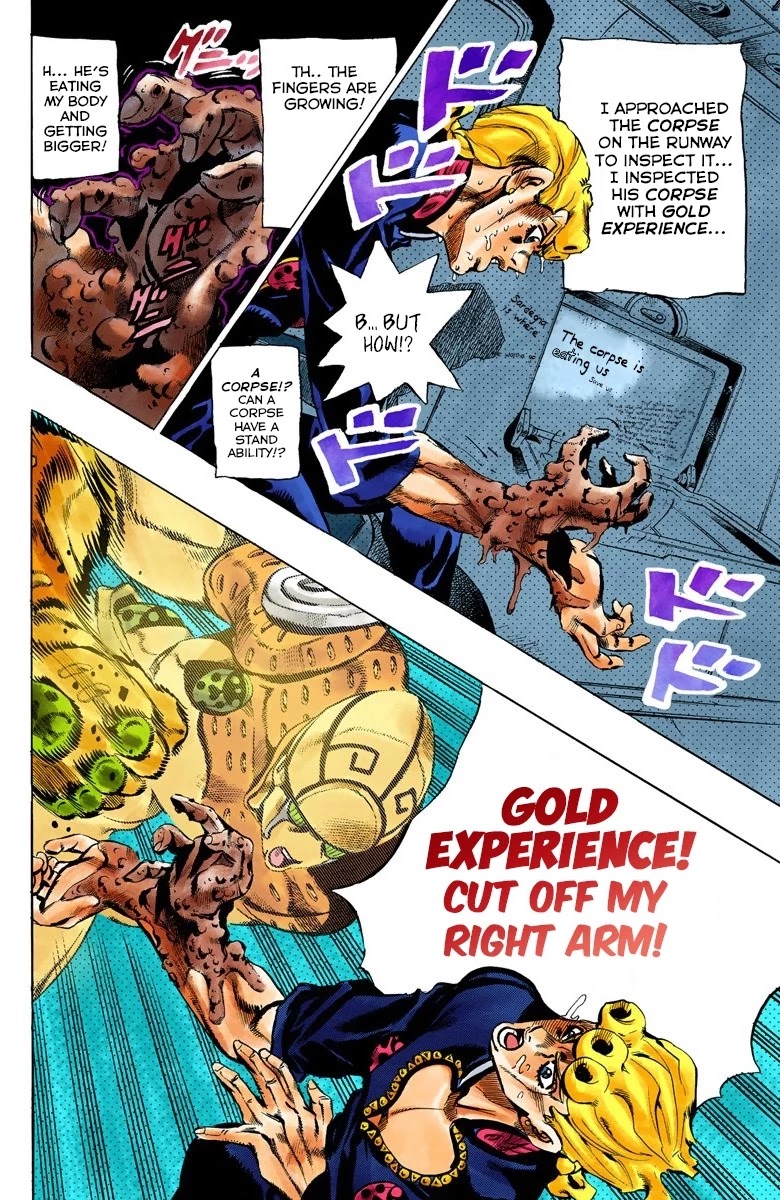 JoJo's Bizarre Adventure Part 5 - Vento Aureo (Official Colored) chapter 95 page 17