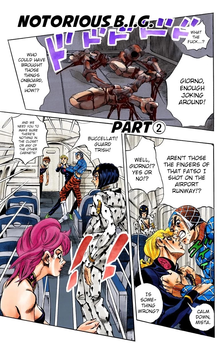 JoJo's Bizarre Adventure Part 5 - Vento Aureo (Official Colored) chapter 95 page 2