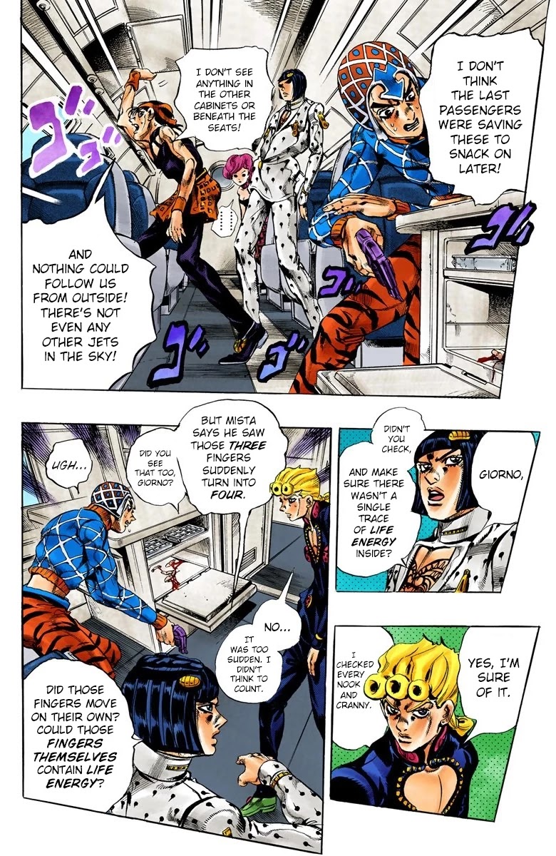 JoJo's Bizarre Adventure Part 5 - Vento Aureo (Official Colored) chapter 95 page 4