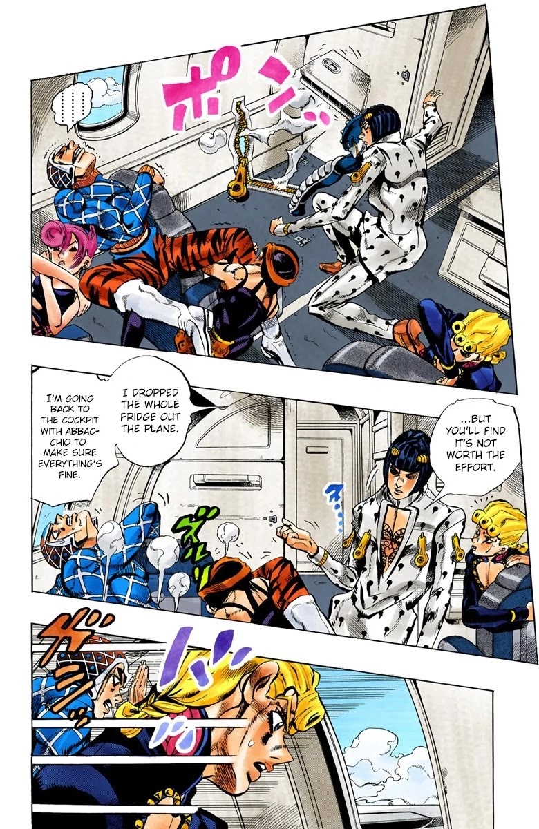 JoJo's Bizarre Adventure Part 5 - Vento Aureo (Official Colored) chapter 95 page 8