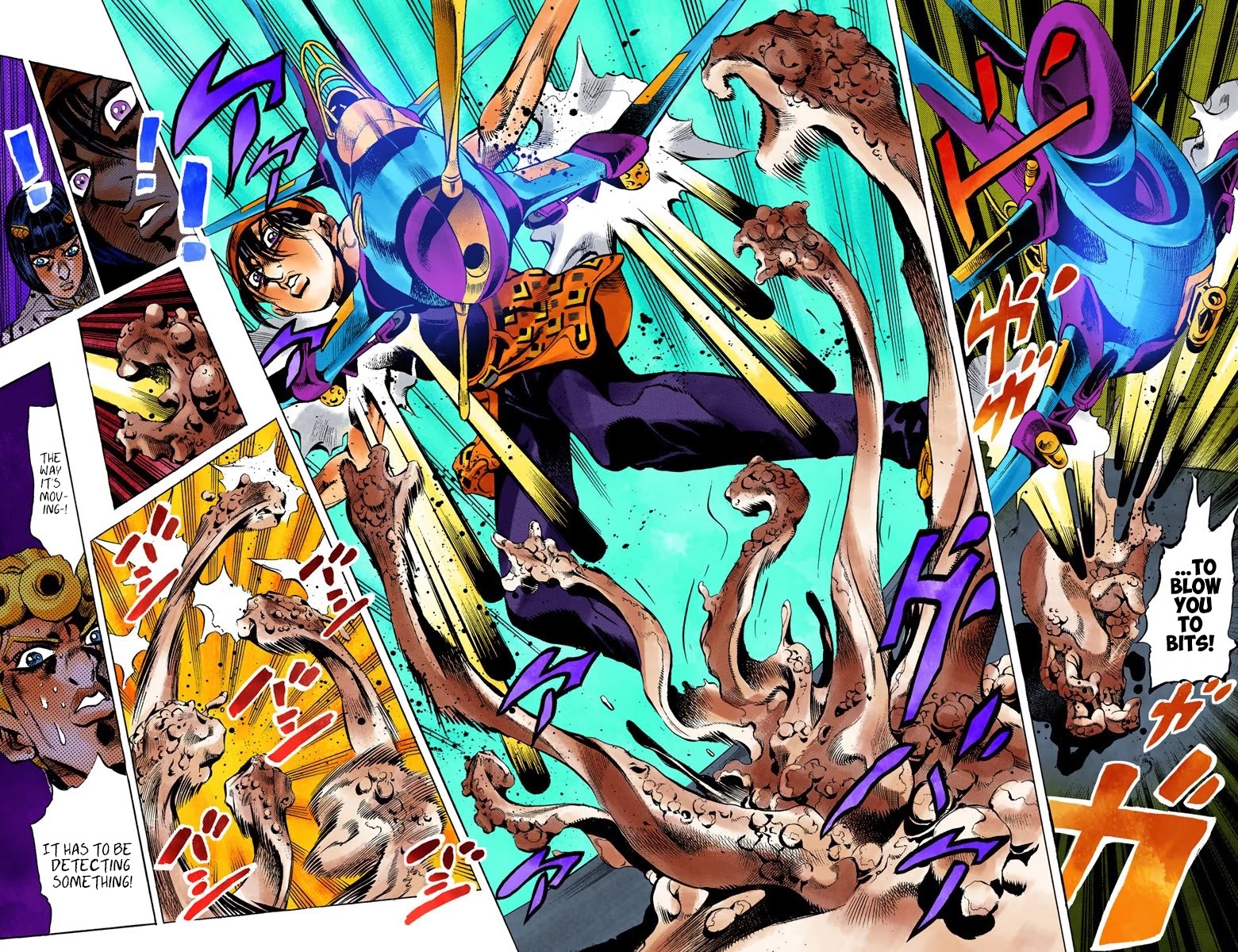 JoJo's Bizarre Adventure Part 5 - Vento Aureo (Official Colored) chapter 96 page 10