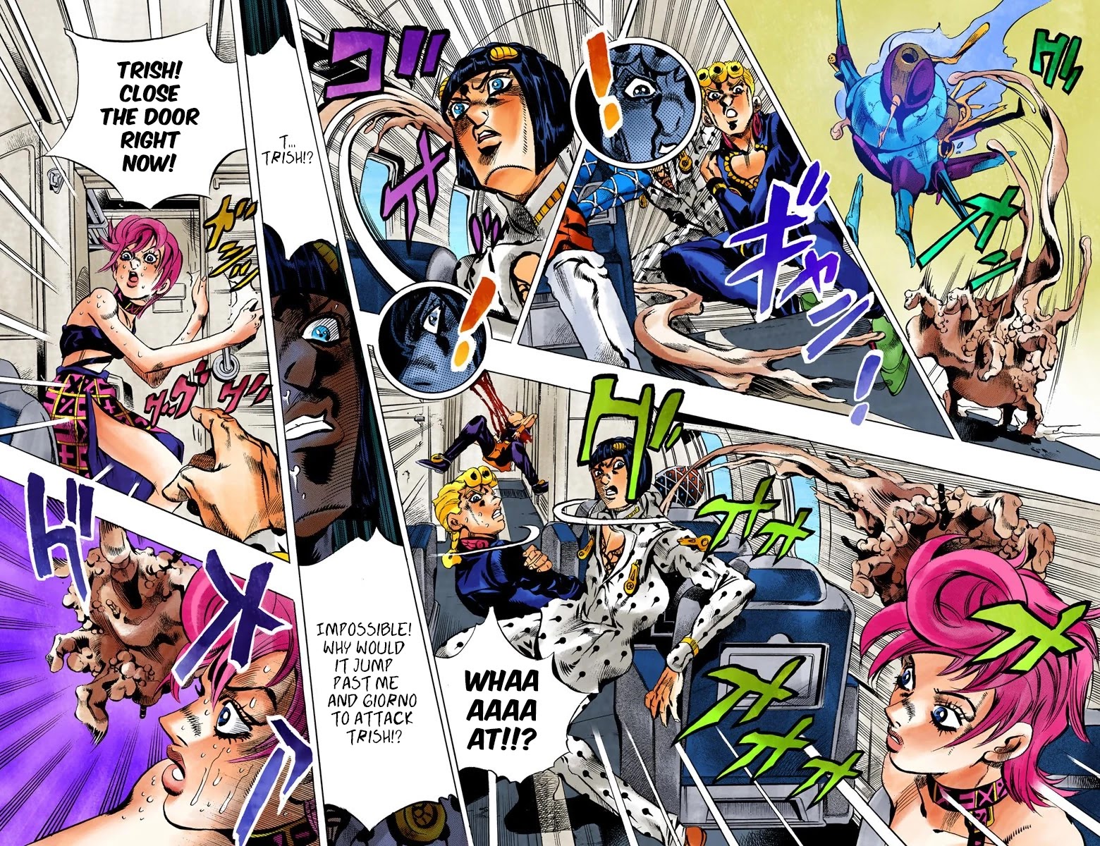 JoJo's Bizarre Adventure Part 5 - Vento Aureo (Official Colored) chapter 96 page 13