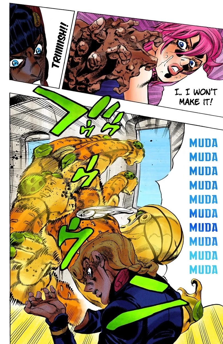 JoJo's Bizarre Adventure Part 5 - Vento Aureo (Official Colored) chapter 96 page 14