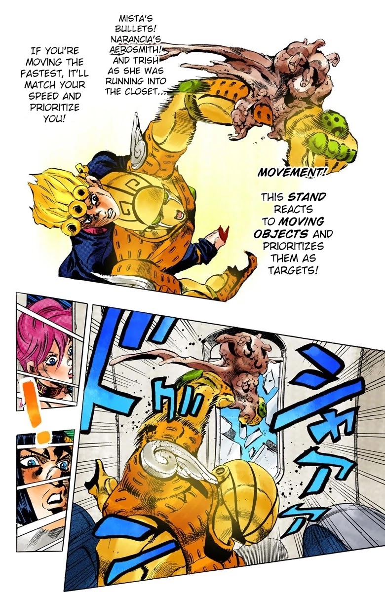 JoJo's Bizarre Adventure Part 5 - Vento Aureo (Official Colored) chapter 96 page 16