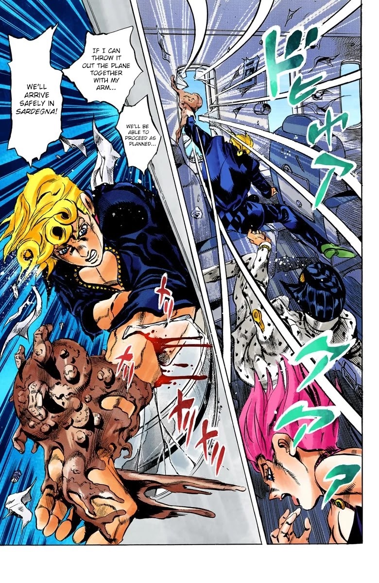 JoJo's Bizarre Adventure Part 5 - Vento Aureo (Official Colored) chapter 96 page 17