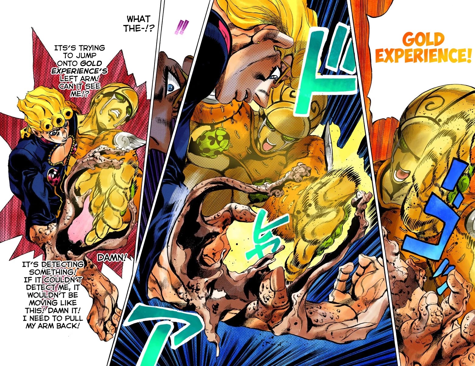 JoJo's Bizarre Adventure Part 5 - Vento Aureo (Official Colored) chapter 96 page 3