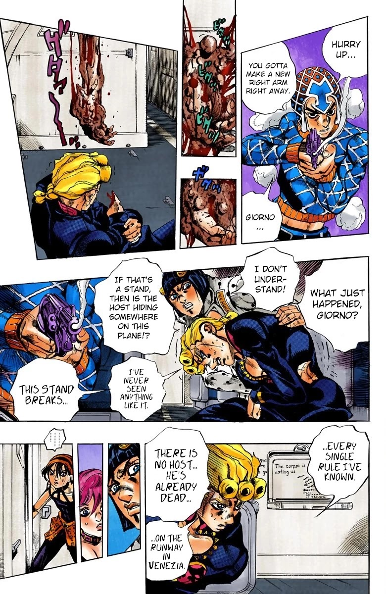 JoJo's Bizarre Adventure Part 5 - Vento Aureo (Official Colored) chapter 96 page 5