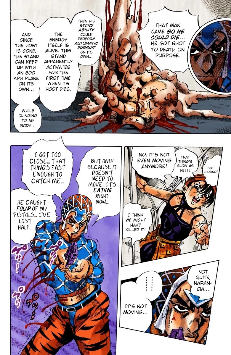 JoJo's Bizarre Adventure Part 5 - Vento Aureo (Official Colored) chapter 96 page 6