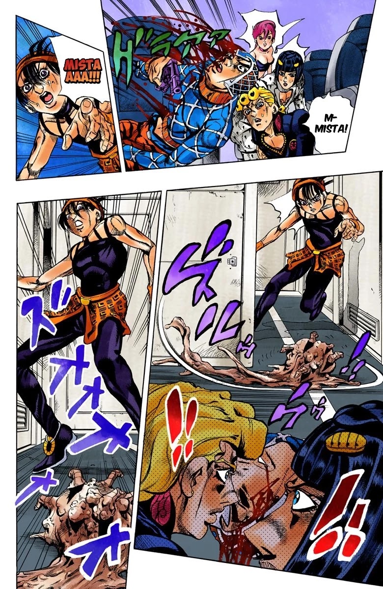 JoJo's Bizarre Adventure Part 5 - Vento Aureo (Official Colored) chapter 96 page 8