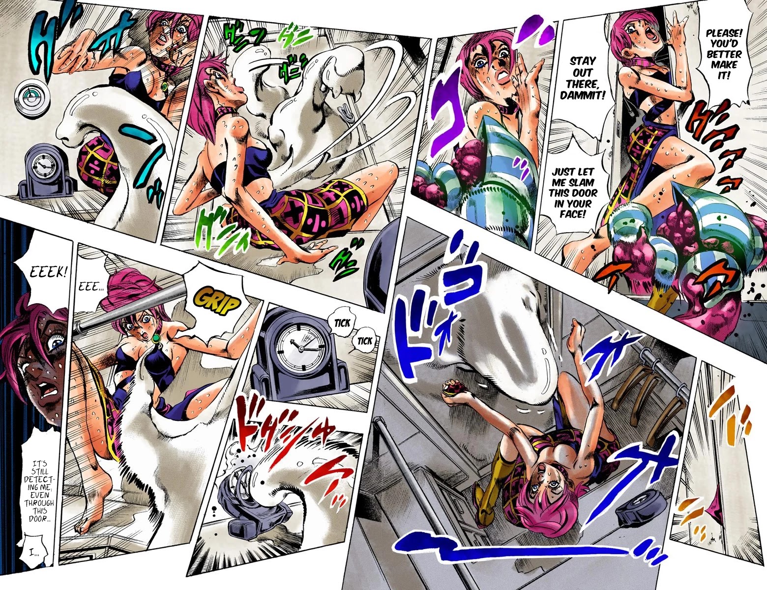 JoJo's Bizarre Adventure Part 5 - Vento Aureo (Official Colored) chapter 99 page 11