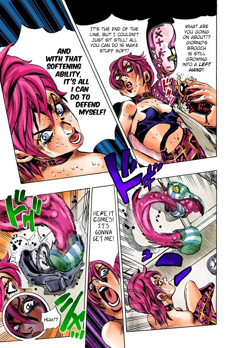 JoJo's Bizarre Adventure Part 5 - Vento Aureo (Official Colored) chapter 99 page 13
