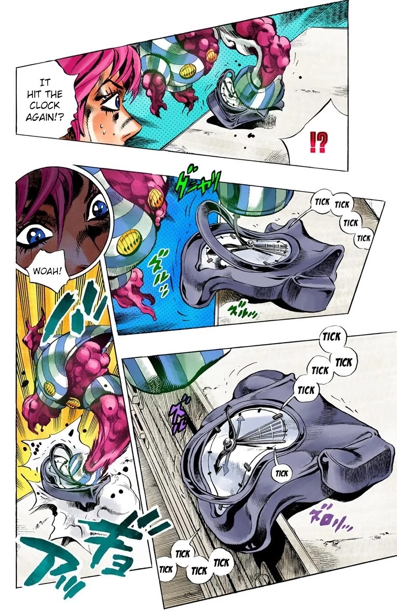 JoJo's Bizarre Adventure Part 5 - Vento Aureo (Official Colored) chapter 99 page 14