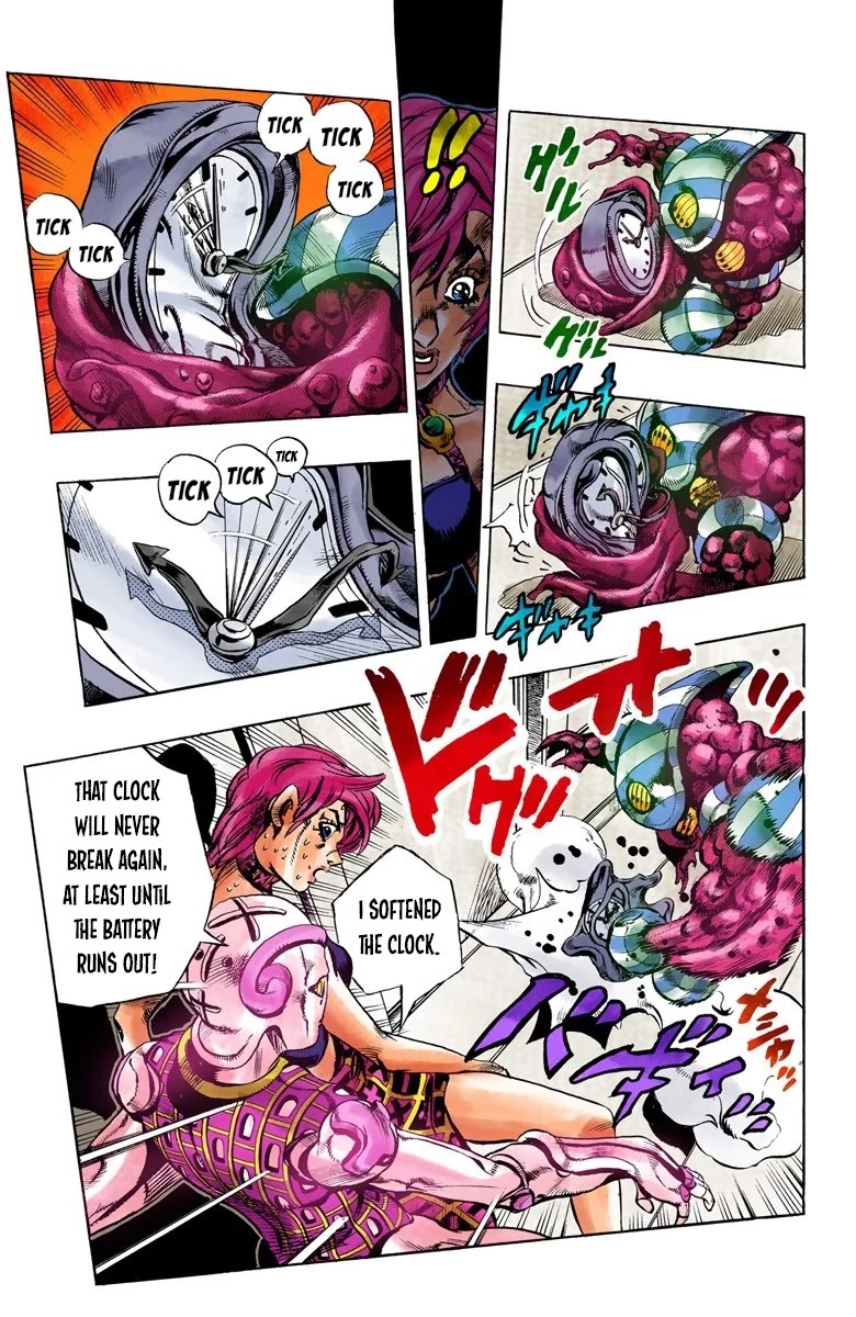 JoJo's Bizarre Adventure Part 5 - Vento Aureo (Official Colored) chapter 99 page 15