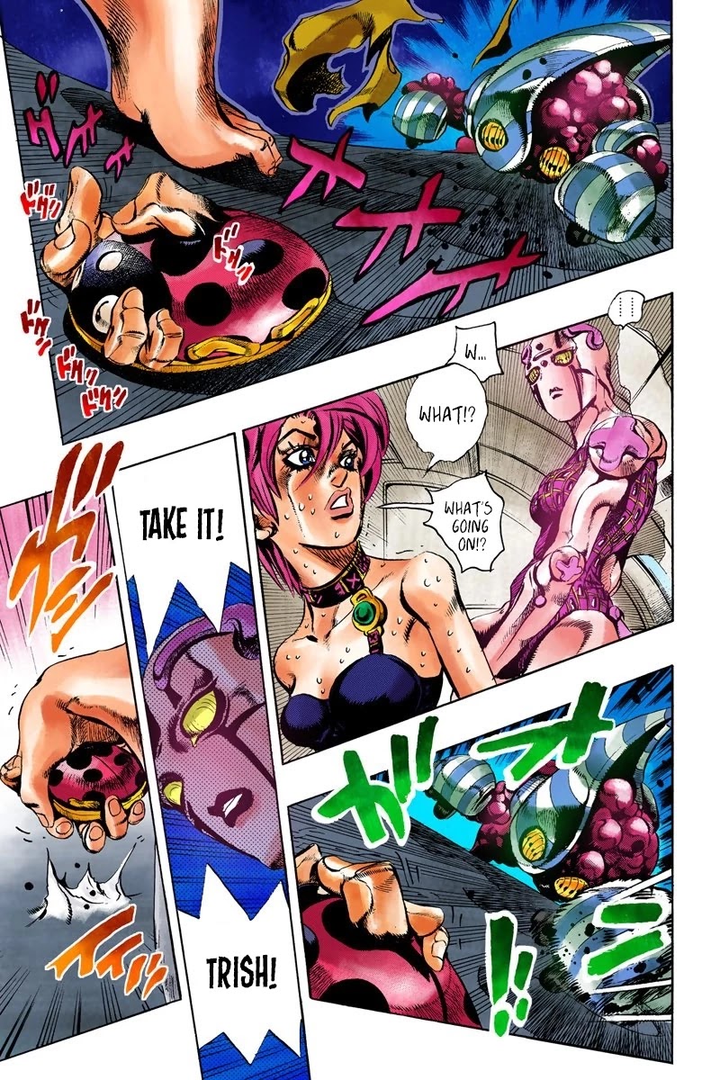 JoJo's Bizarre Adventure Part 5 - Vento Aureo (Official Colored) chapter 99 page 4