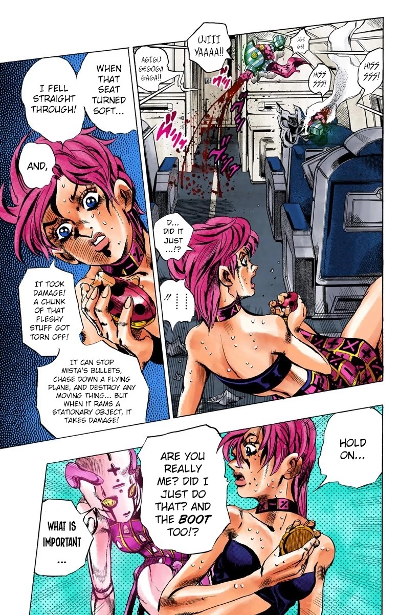 JoJo's Bizarre Adventure Part 5 - Vento Aureo (Official Colored) chapter 99 page 8