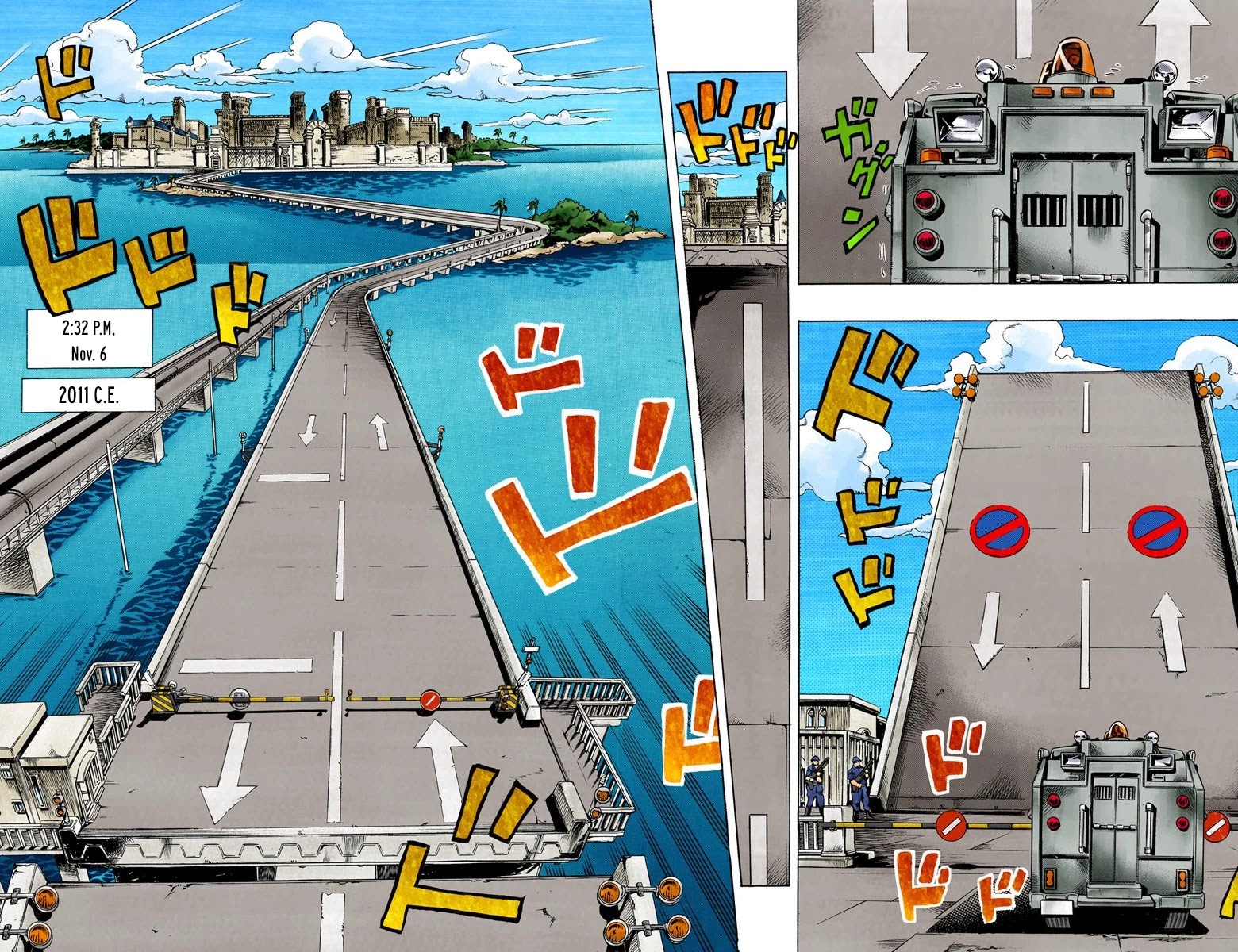 JoJo's Bizarre Adventure Part 6 - Stone Ocean (Official Colored) chapter 1 page 23