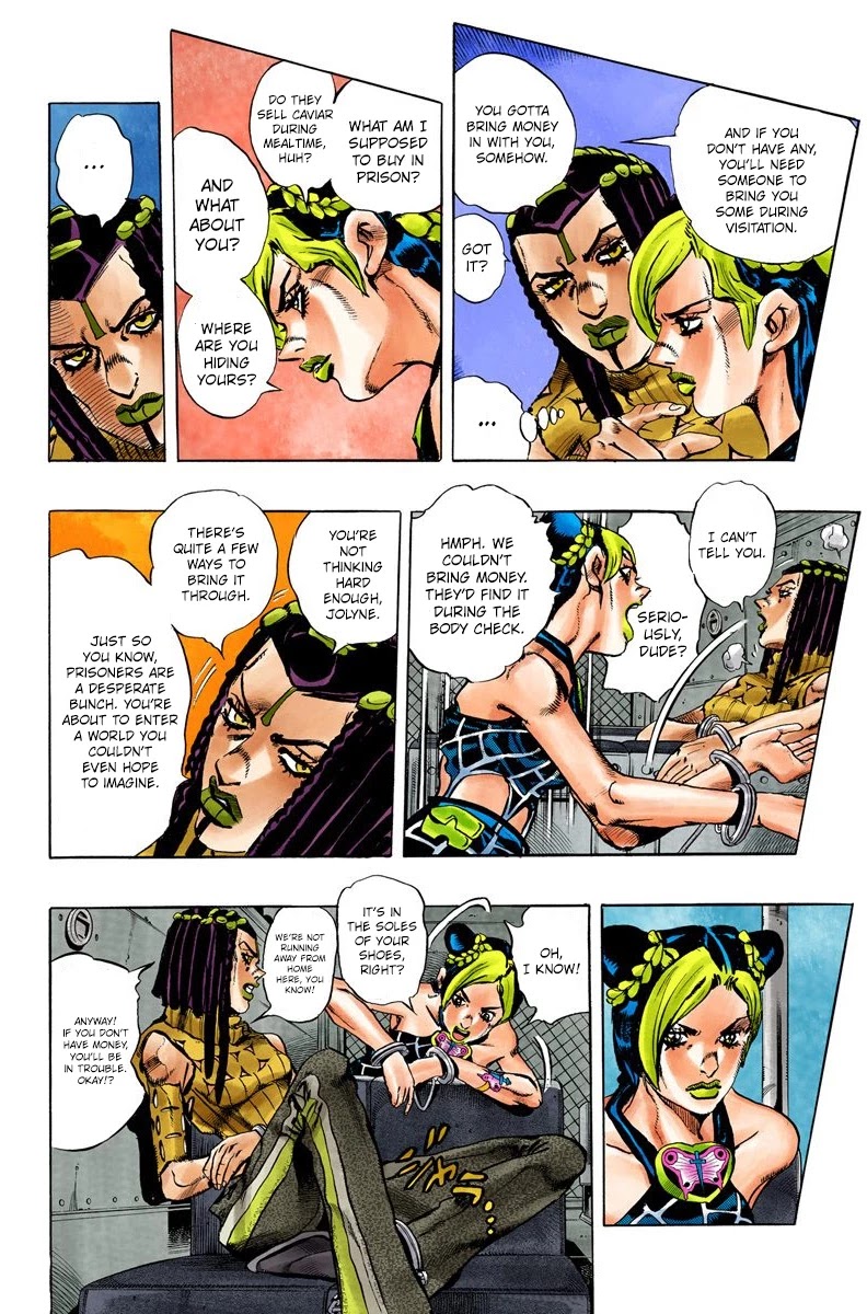 JoJo's Bizarre Adventure Part 6 - Stone Ocean (Official Colored) chapter 1 page 25