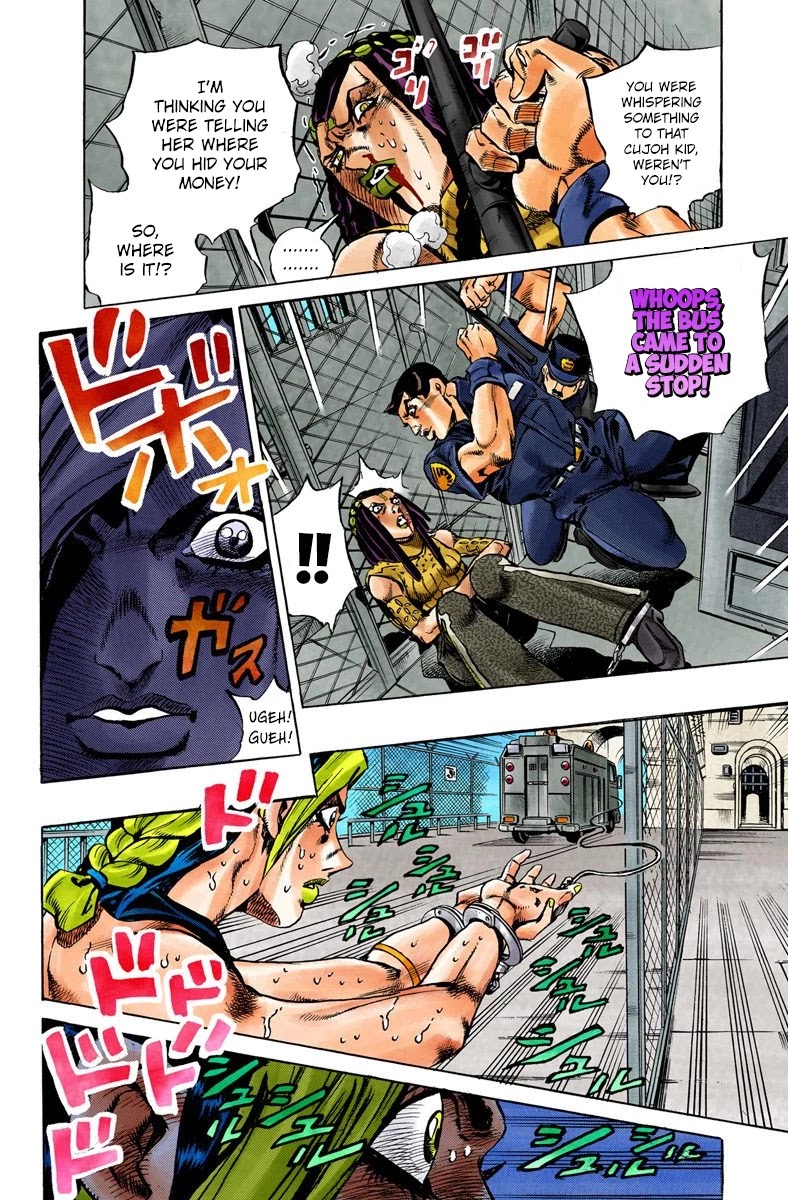 JoJo's Bizarre Adventure Part 6 - Stone Ocean (Official Colored) chapter 1 page 37