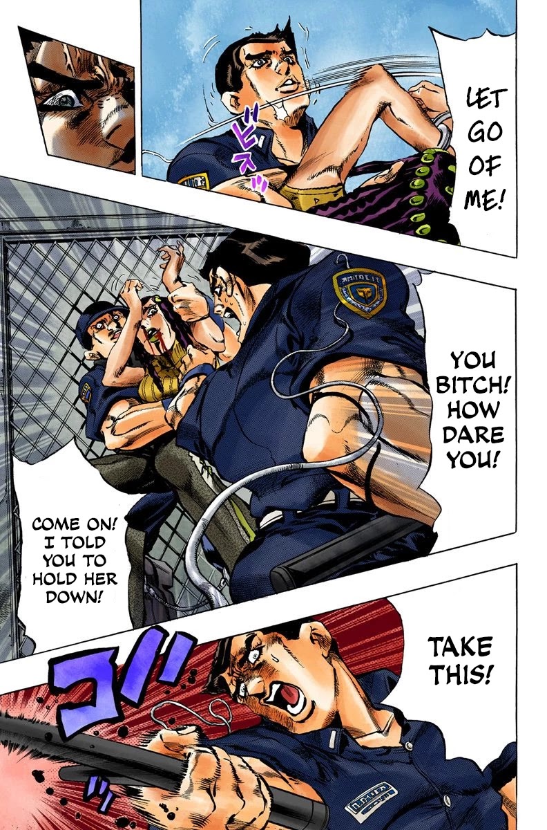 JoJo's Bizarre Adventure Part 6 - Stone Ocean (Official Colored) chapter 1 page 40