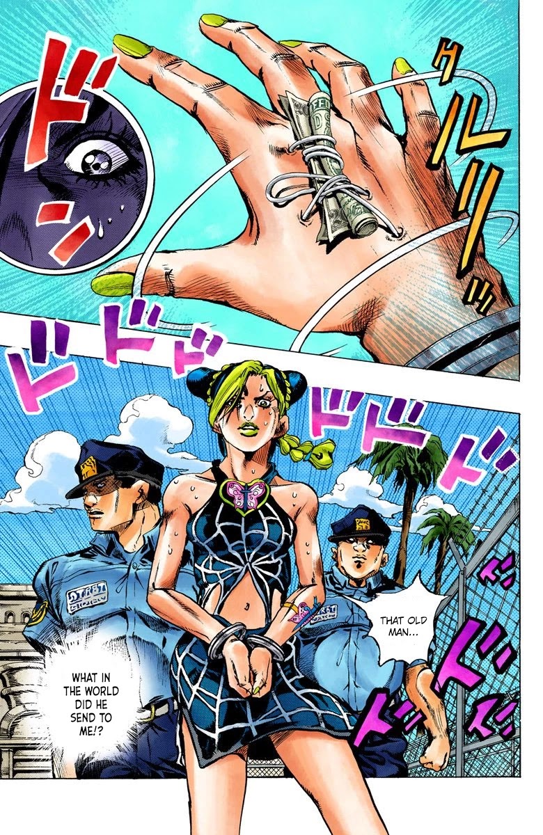 JoJo's Bizarre Adventure Part 6 - Stone Ocean (Official Colored) chapter 1 page 45