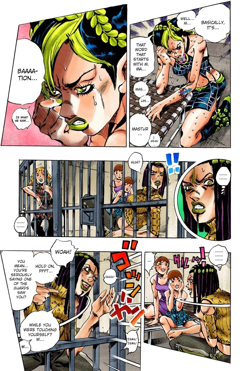 JoJo's Bizarre Adventure Part 6 - Stone Ocean (Official Colored) chapter 1 page 7