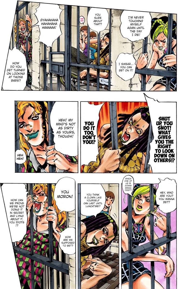 JoJo's Bizarre Adventure Part 6 - Stone Ocean (Official Colored) chapter 1 page 9