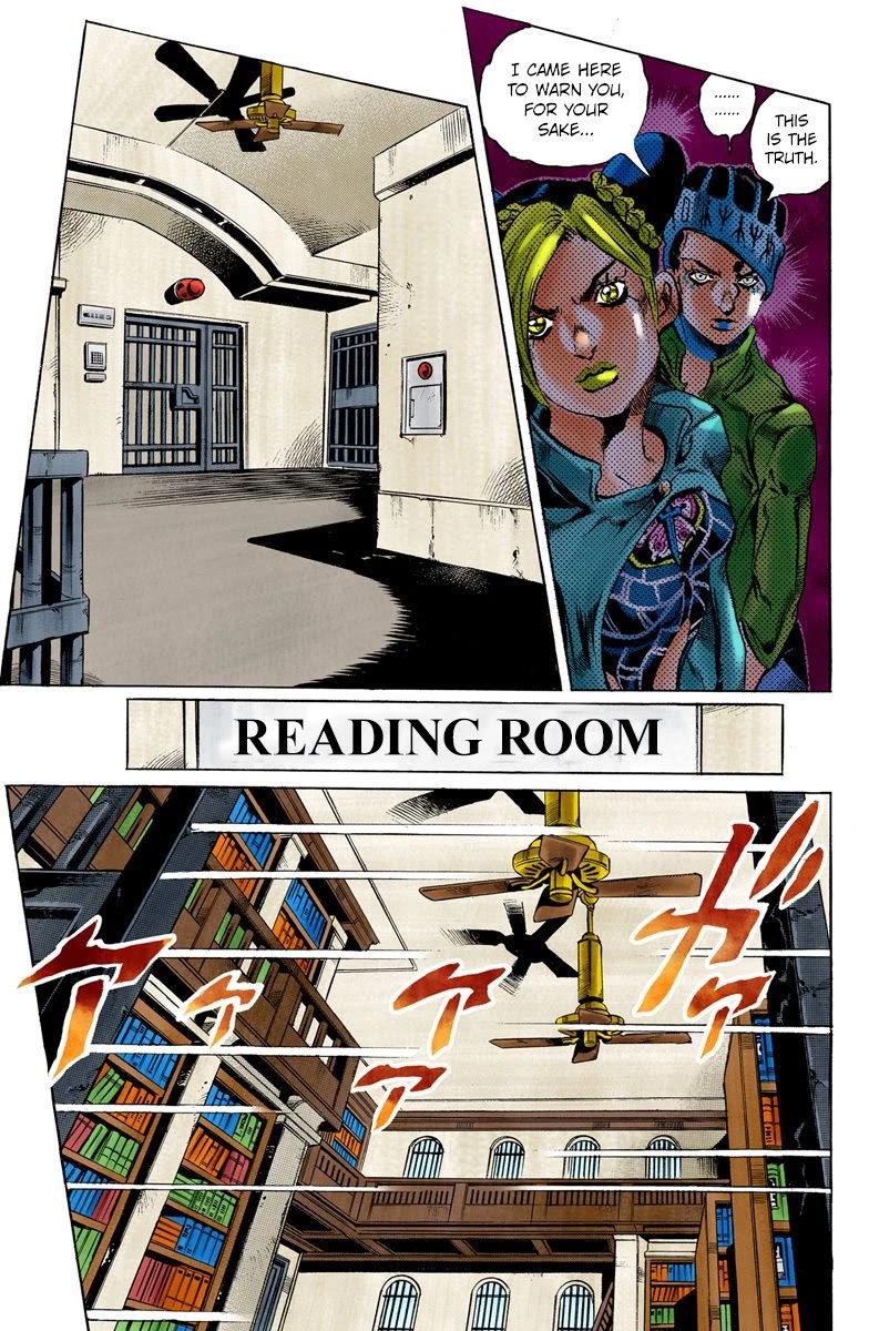 JoJo's Bizarre Adventure Part 6 - Stone Ocean (Official Colored) chapter 10 page 11