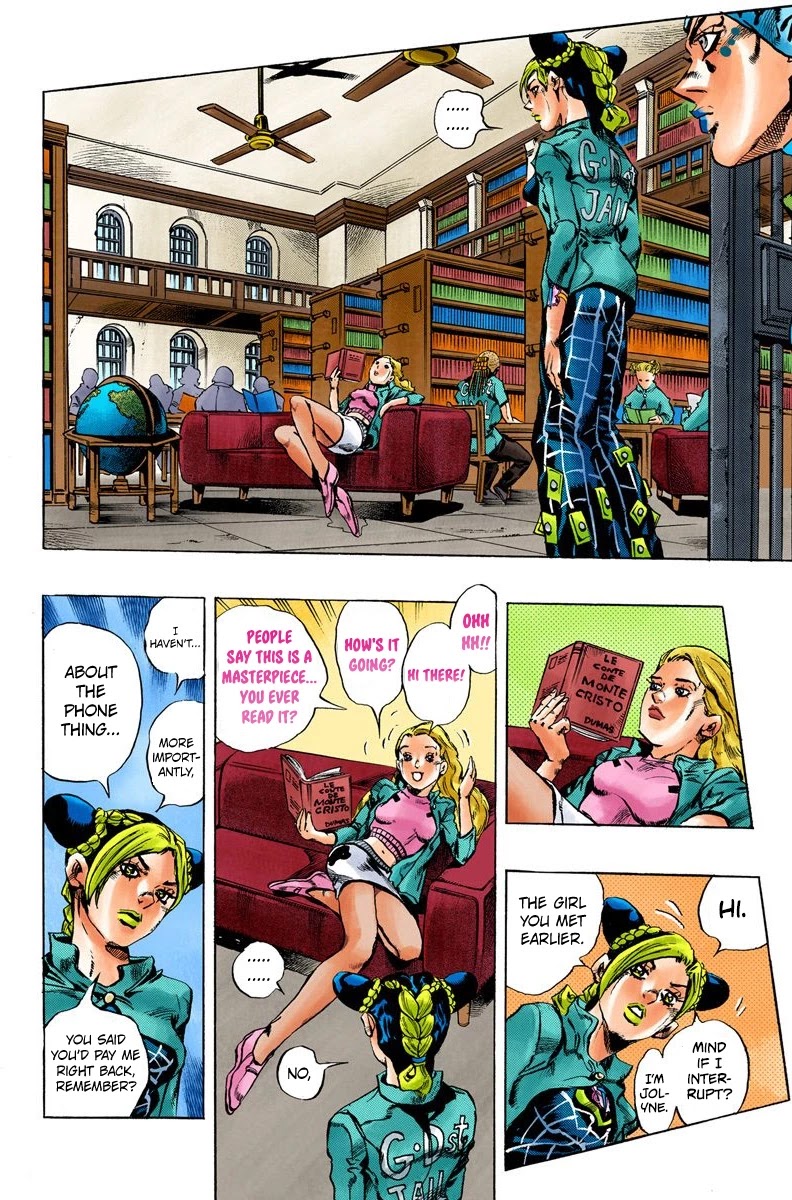 JoJo's Bizarre Adventure Part 6 - Stone Ocean (Official Colored) chapter 10 page 12