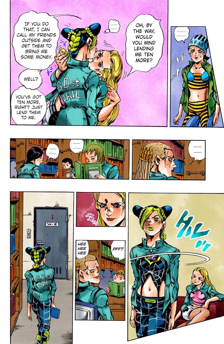 JoJo's Bizarre Adventure Part 6 - Stone Ocean (Official Colored) chapter 10 page 14